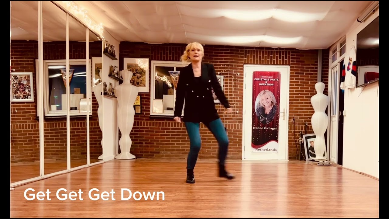 Get Get Get Down, line dance teach