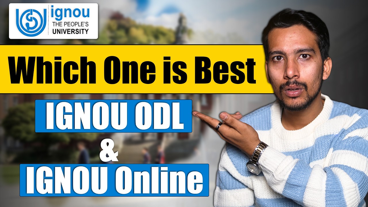 Don't Choose the Wrong Mode! IGNOU ODL vs Online Mode Full Details
