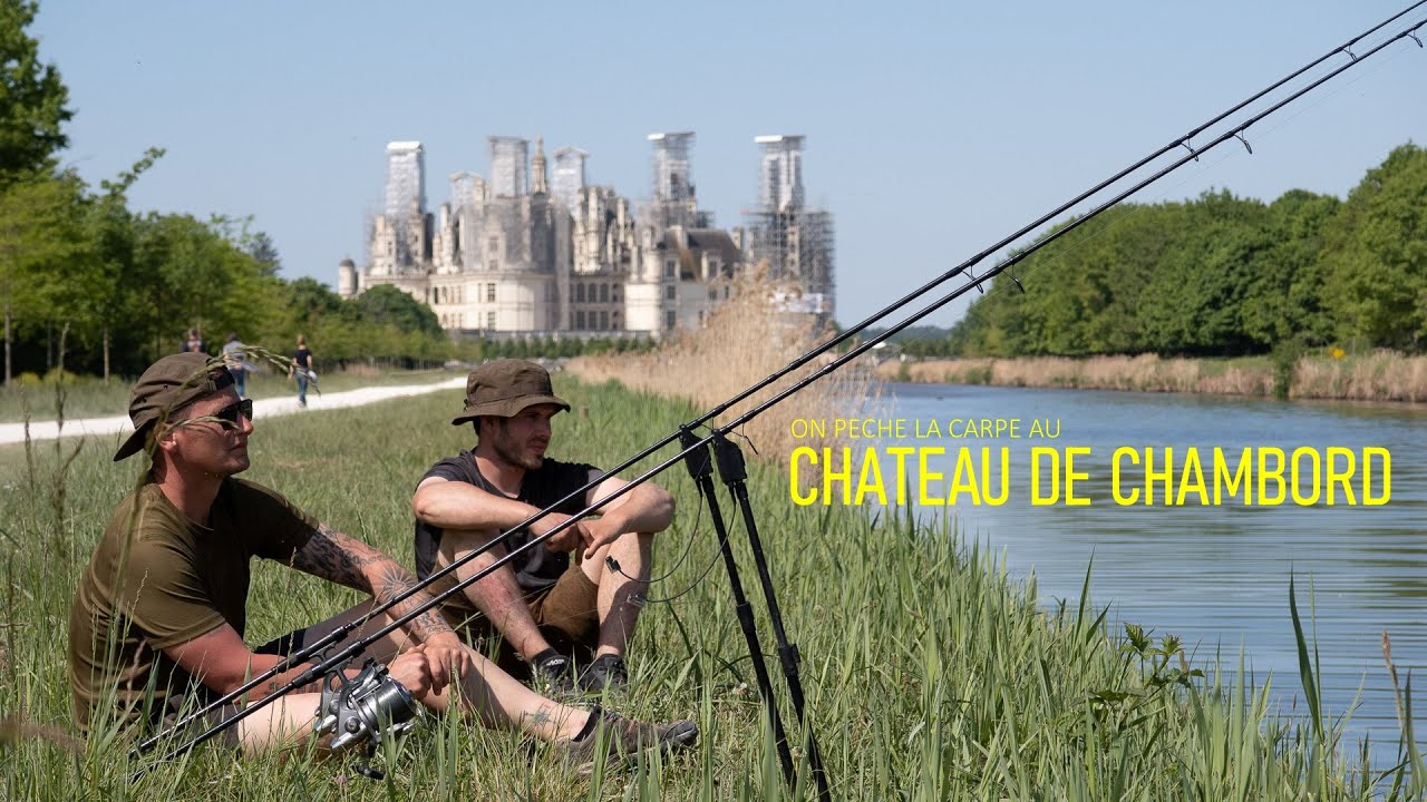 On pêche la carpe au CHATEAU DE CHAMBORD