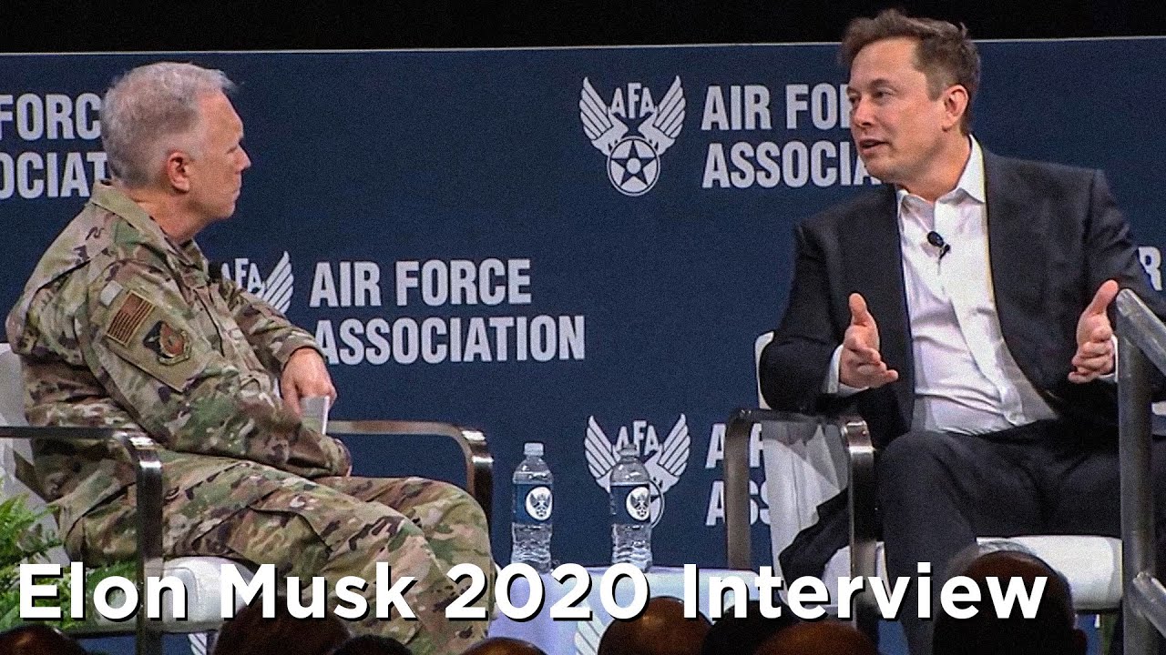 RAW Elon Musk Interview from Air Warfare Symposium 2020