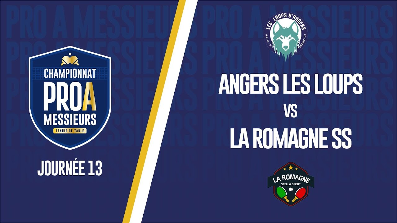 PRO A MESSIEURS | J13 | ANGERS LES LOUPS TT - LA ROMAGNE SS