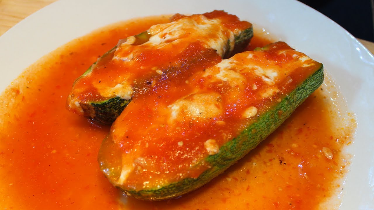 Ricas Calabacitas Rellenas De QUESO y JAMON Fáciles y Deliciosas