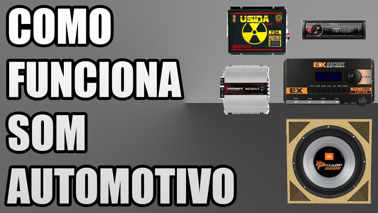 Como Funciona Som Automotivo Básico