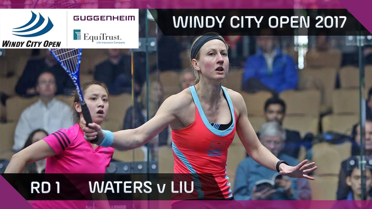 Squash: Waters v Liu - Windy City Open 2017 Rd 1 Highlights