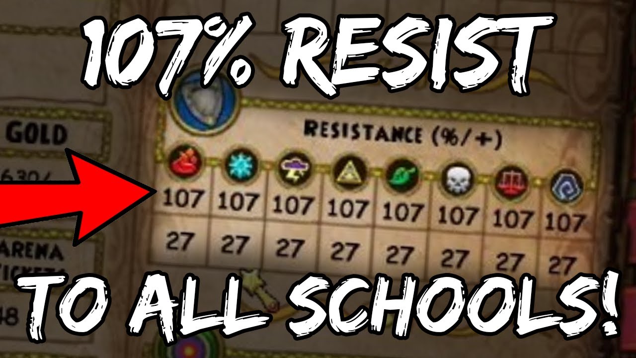 Wizard101: 107% Universal Resist Build! Stream Highlight!