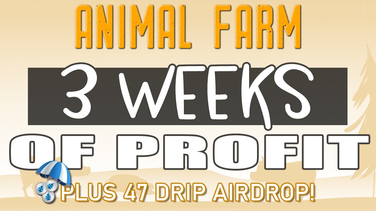 PROFITS in the Animal Farm after 3 weeks! 🐷🐶💧 #drip #crypto #animalfarm