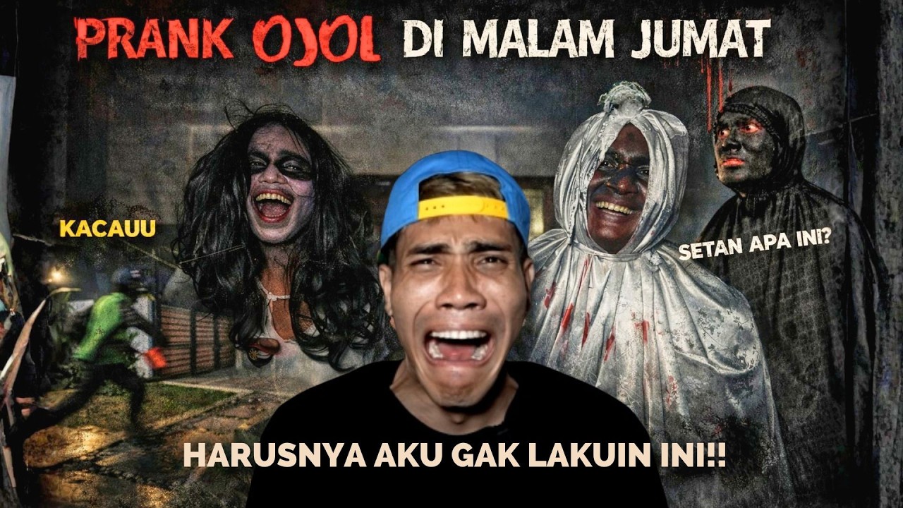SERU JUGA JADI SETAN 👻 | NGAKAK PRANK OJOL SAMPE LARI TERBIRIT-BIRIT 🤣