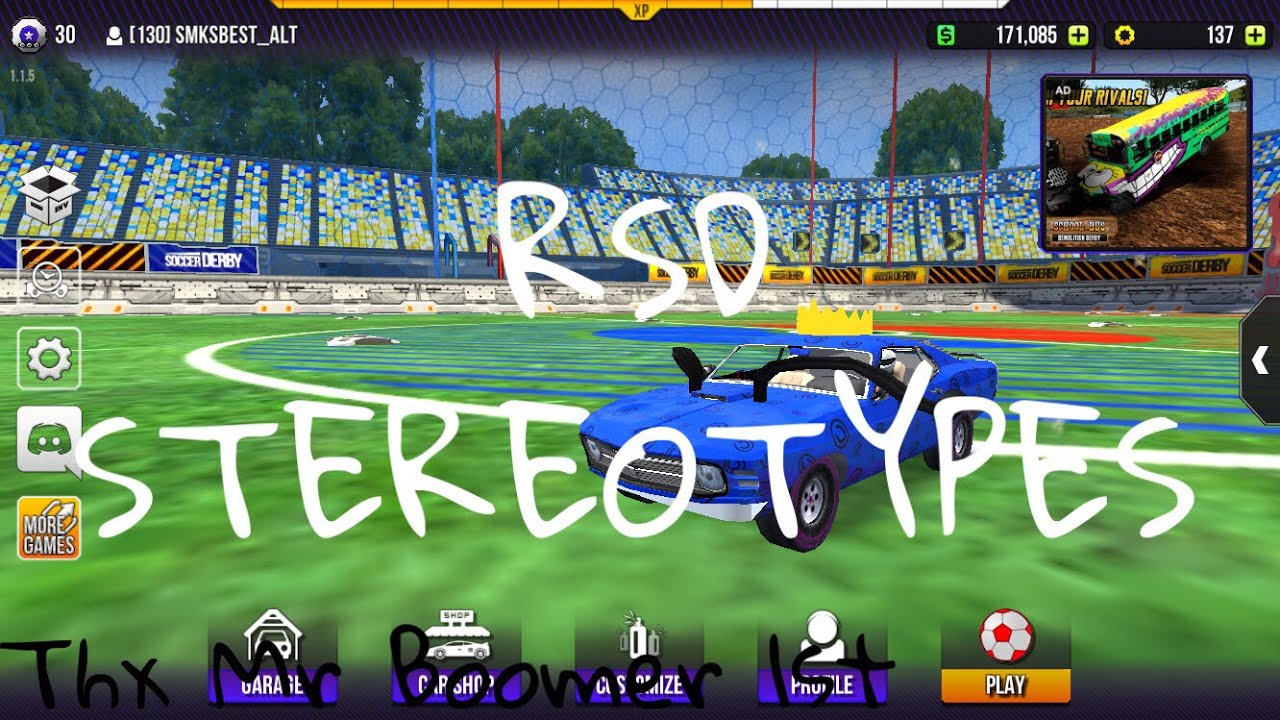 Rocket Soccer Derby Stereotypes (credit to Mr Boomer 1st for idea)