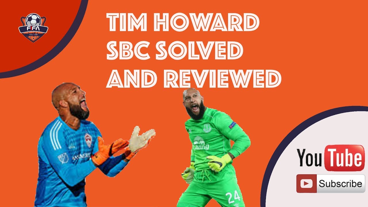 TIM HOWARD SBC CHEAPEST SOLUTION 89 RATED USA, EVERTON & colorado rapids #fifa19