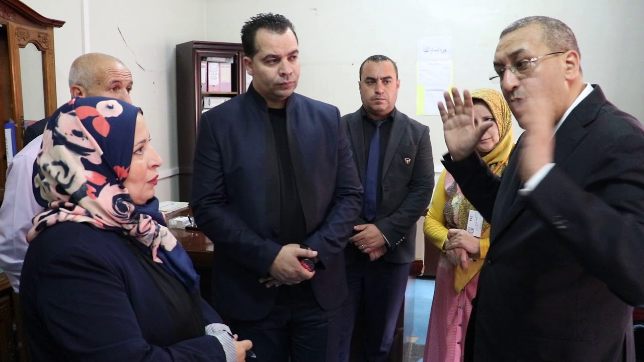 زيارة  تفقدية للسيد محمد عمير والي ولاية ميلة الى المصلحة التقنية لبلدية ميلة.
