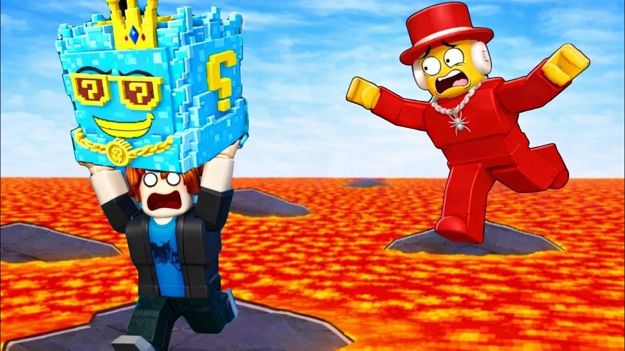 SURVIVE LAVA FOR BRAINROT IN ROBLOX ||