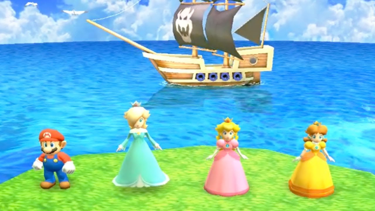 Mario Party The Top 100 - 4 Player All Mini Games - Mario Vs Peach Vs Rosalina Vs Daisy (Master Cpu)