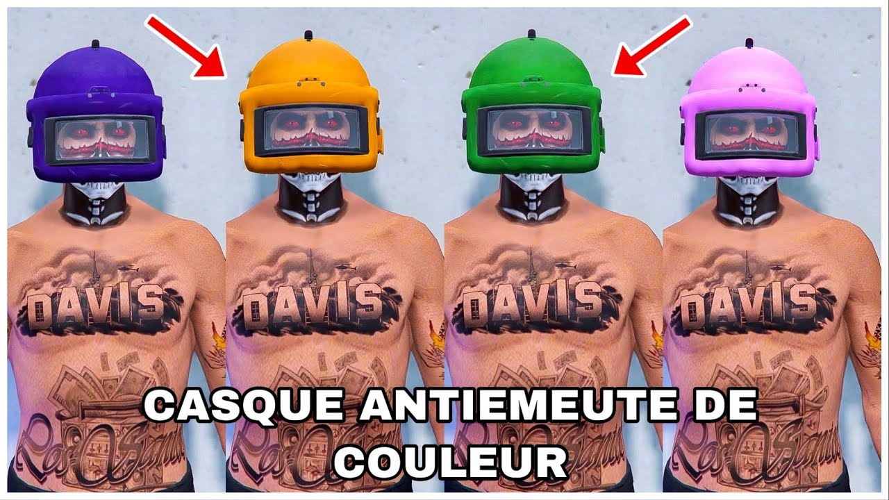 AVOIR LES CASQUES ANTIEMEUTE DE COULEUR FACILEMENT SUR GTA 5 ONLINE EN 1.57!