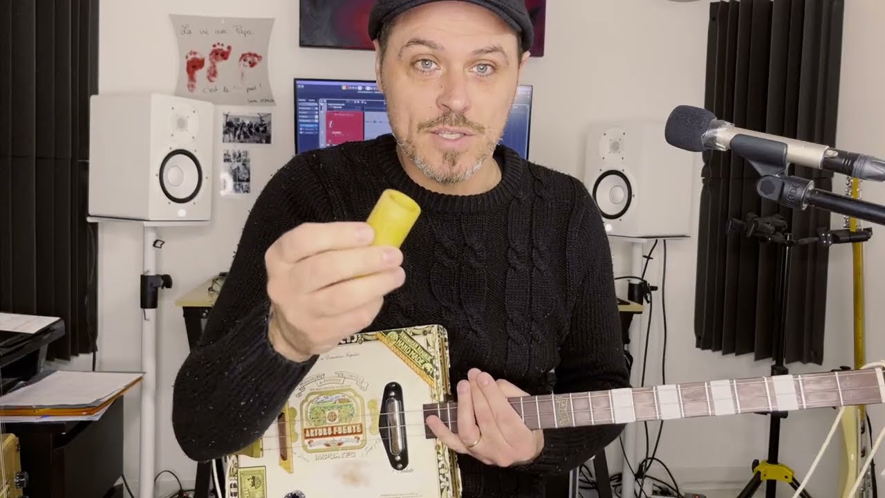 Cigar Box Guitare - Accorder sa Cigar Box 3 et 4 cordes, réglages de base pour bien débuter.