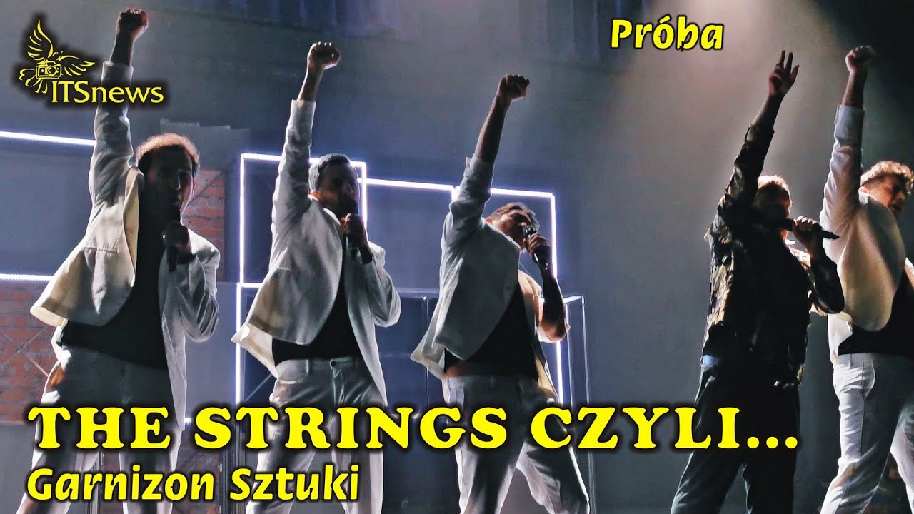The Strings czyli sex, drugs & disco - Próba. Brzeziński, Koterski, Żukowski, Wieszczek, Borowski.
