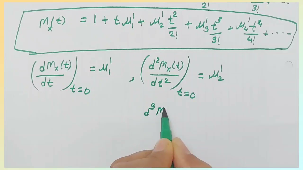 Moments and Moment Generating Function