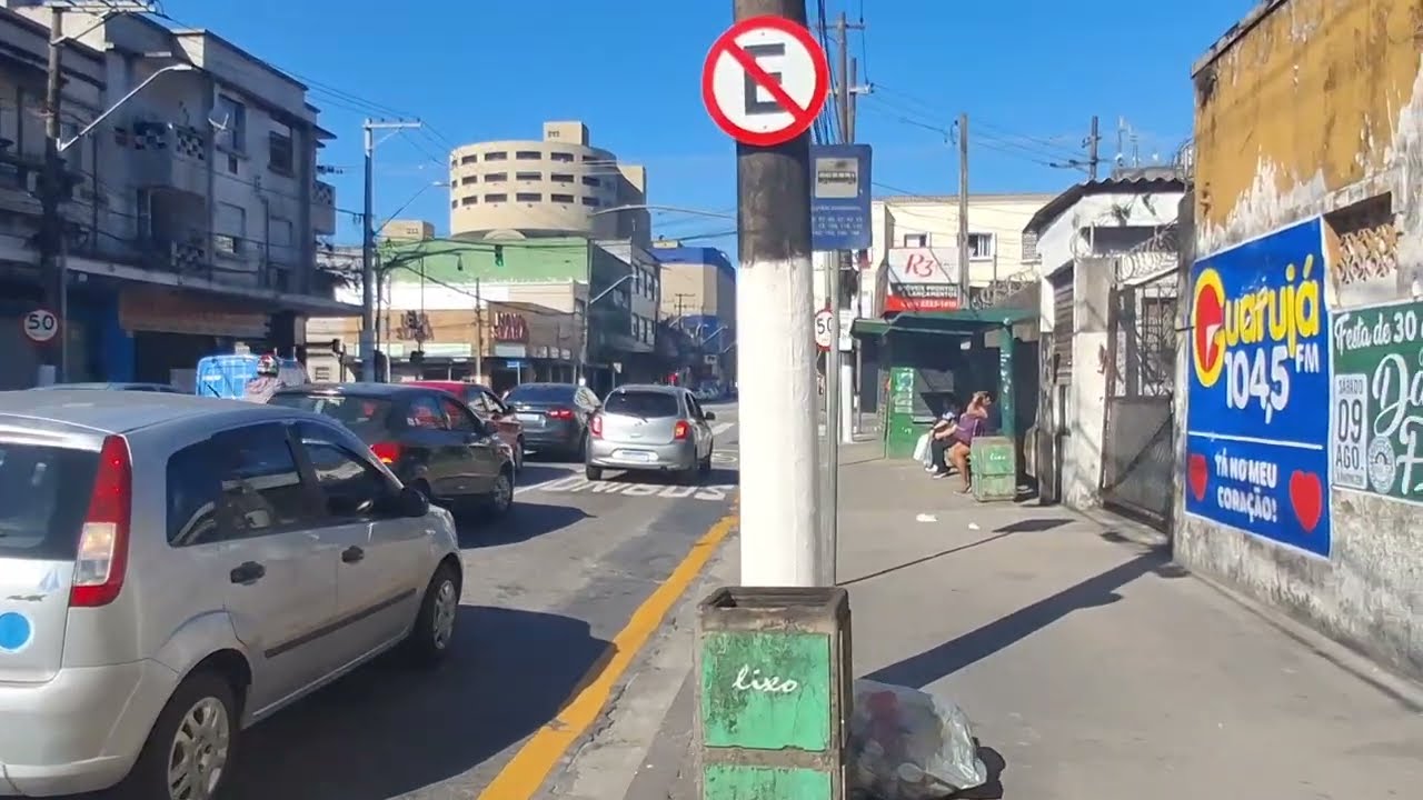 AVENIDA SENADOR FEIJÓ EM SANTOS/da Rangel Pestana até o Roldão