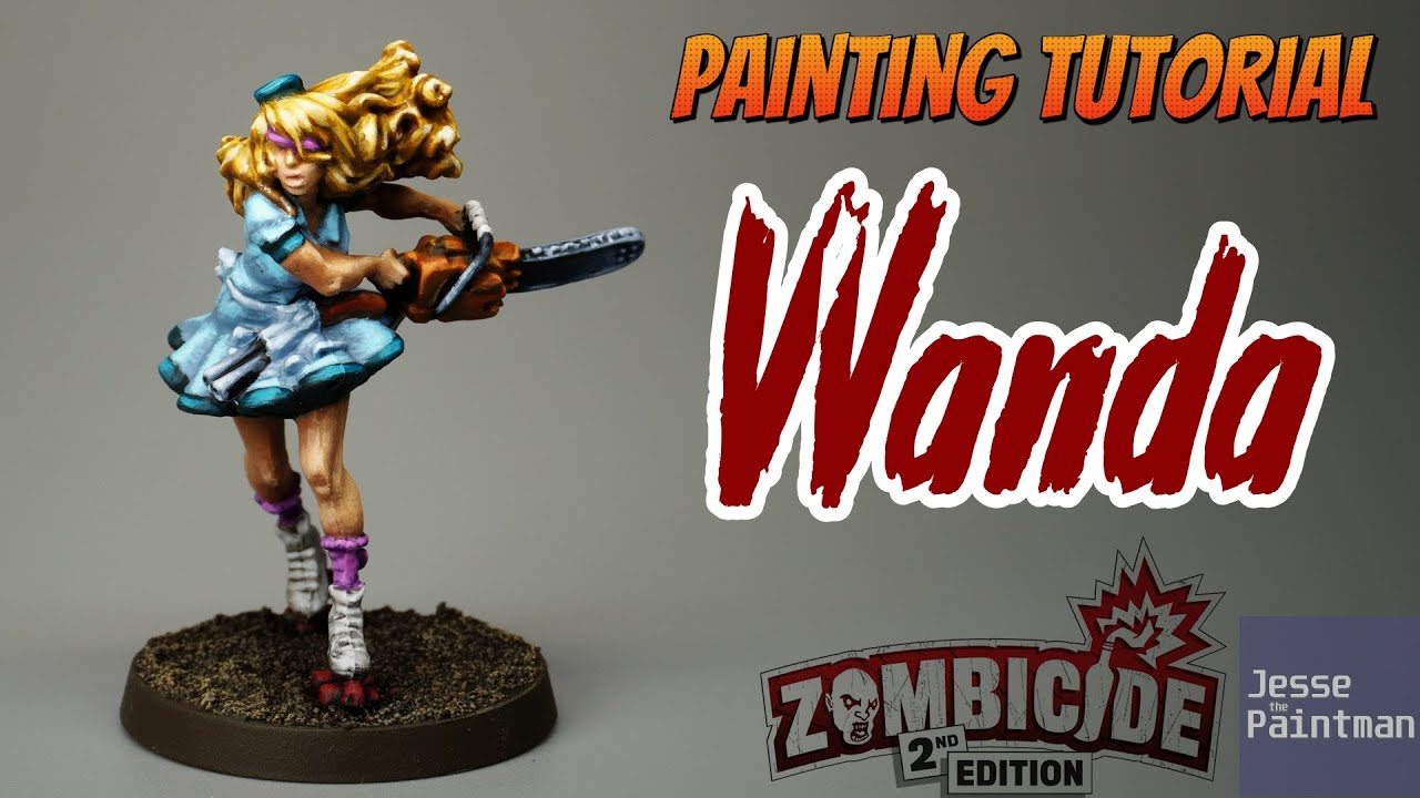 How to Paint Survivor Wanda from Zombicide 2nd Edition | Miniature Painting Guide E12