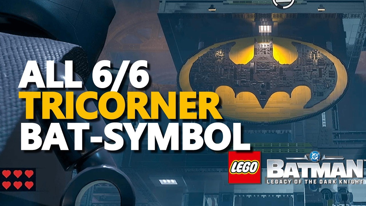 All Tricorner Bat-Symbol LEGO Batman Legacy of the Dark Knight