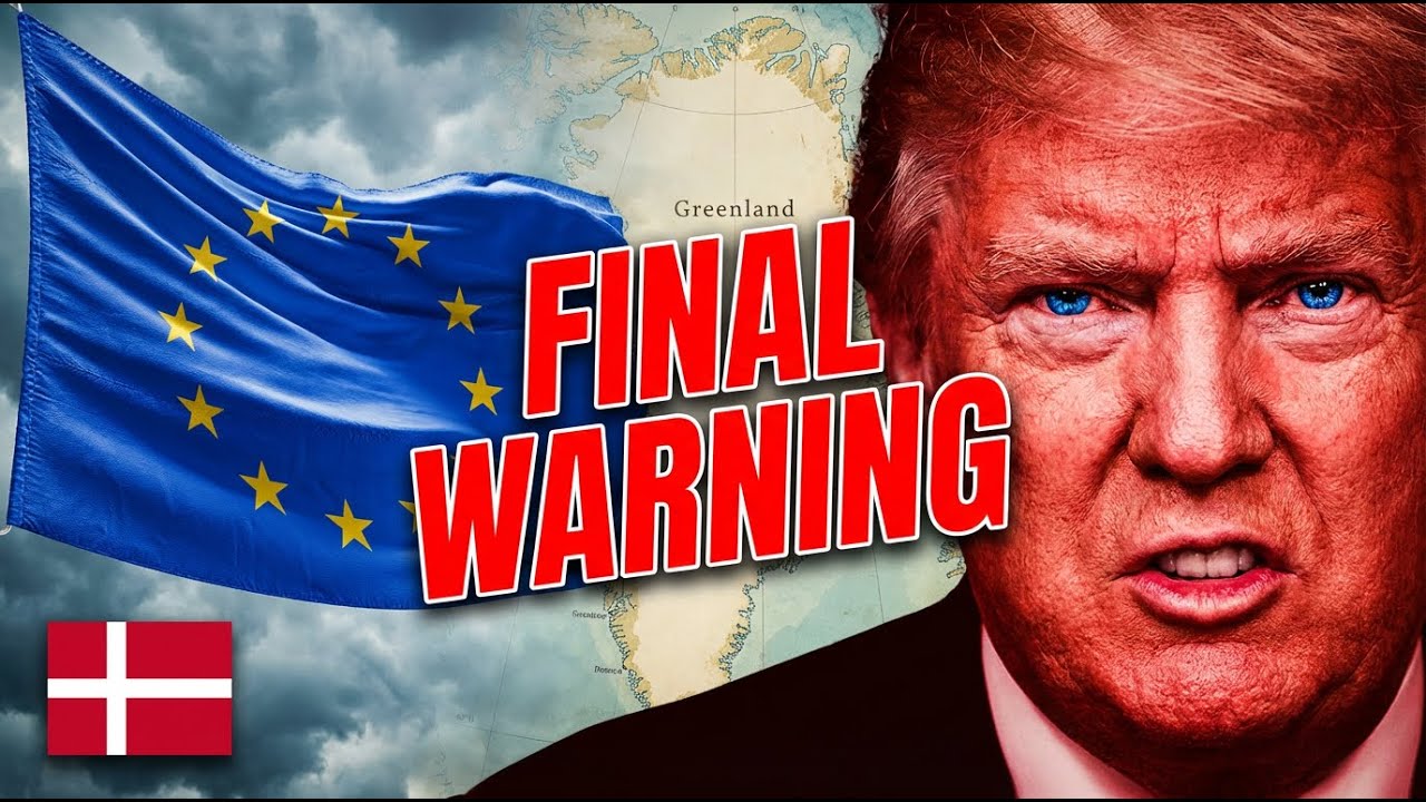 🚨EU Leaders Send FINAL WARNING to Trump After Greenland THREATS—Trade Deal FROZEN!