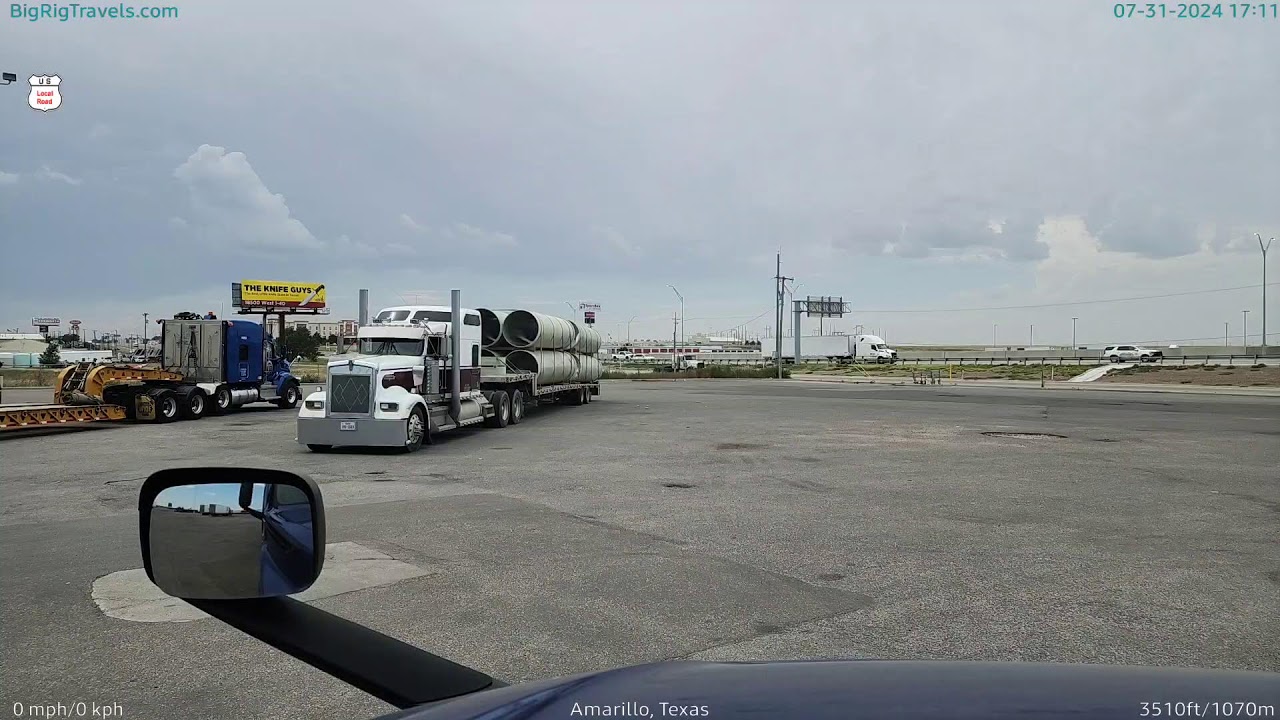 BigRigTravels LIVE: Fort Worth TX-Amarillo TX (July 31 2024)
