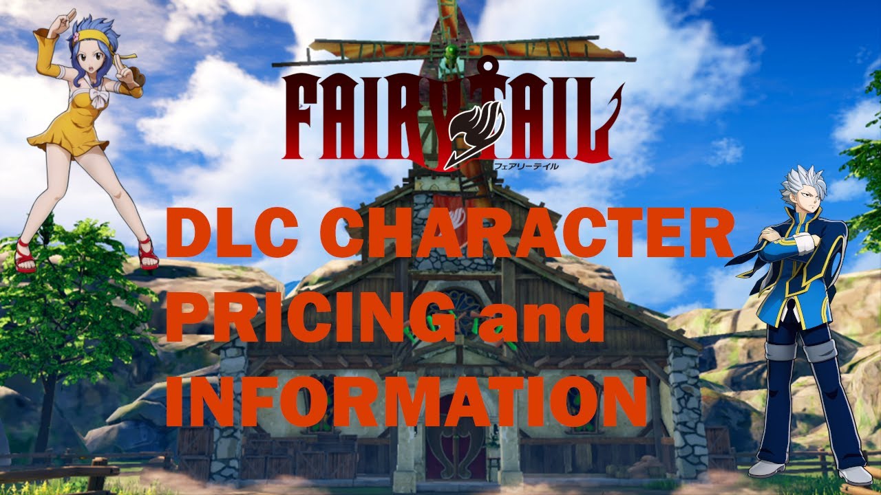 Fairy Tail Character DLC Pricing and Information