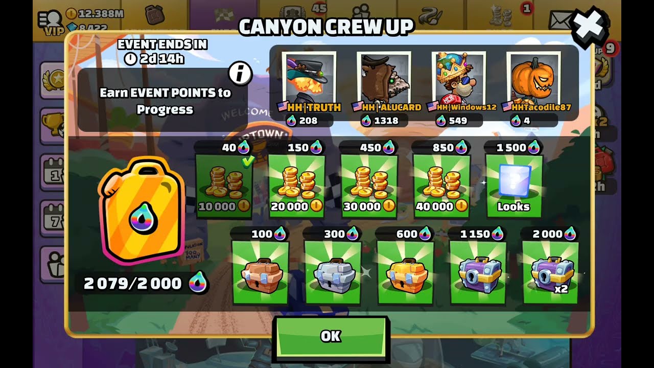 Hill Climb Racing 2 - Season Rewards and Trophy Road Showcase | Hillsidehustle 