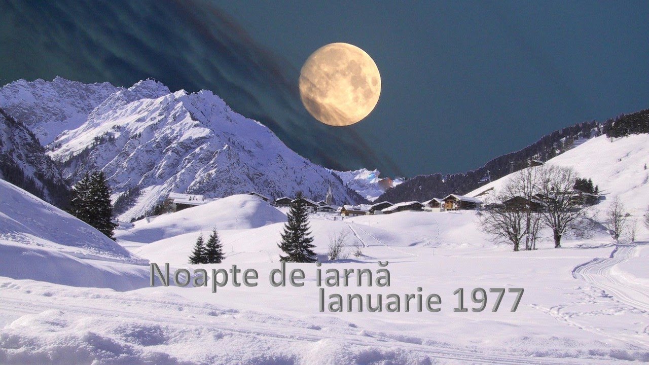 Noapte de iarnă, videopoem, Gheorghe Mizgan