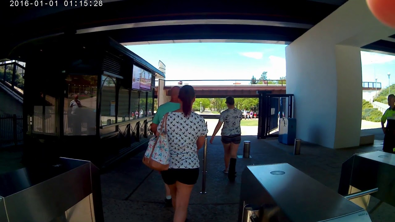Walking To Hotel El Paso, PortAventura World, Salou, May 2018