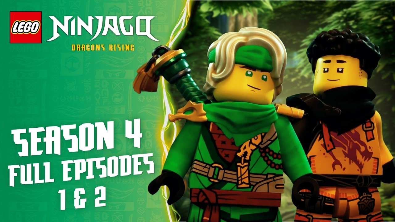 LEGO NINJAGO Dragons Rising Season 4 🐉🔥 | Full Story Compilation Episodes 1 & 2 | LEGO
