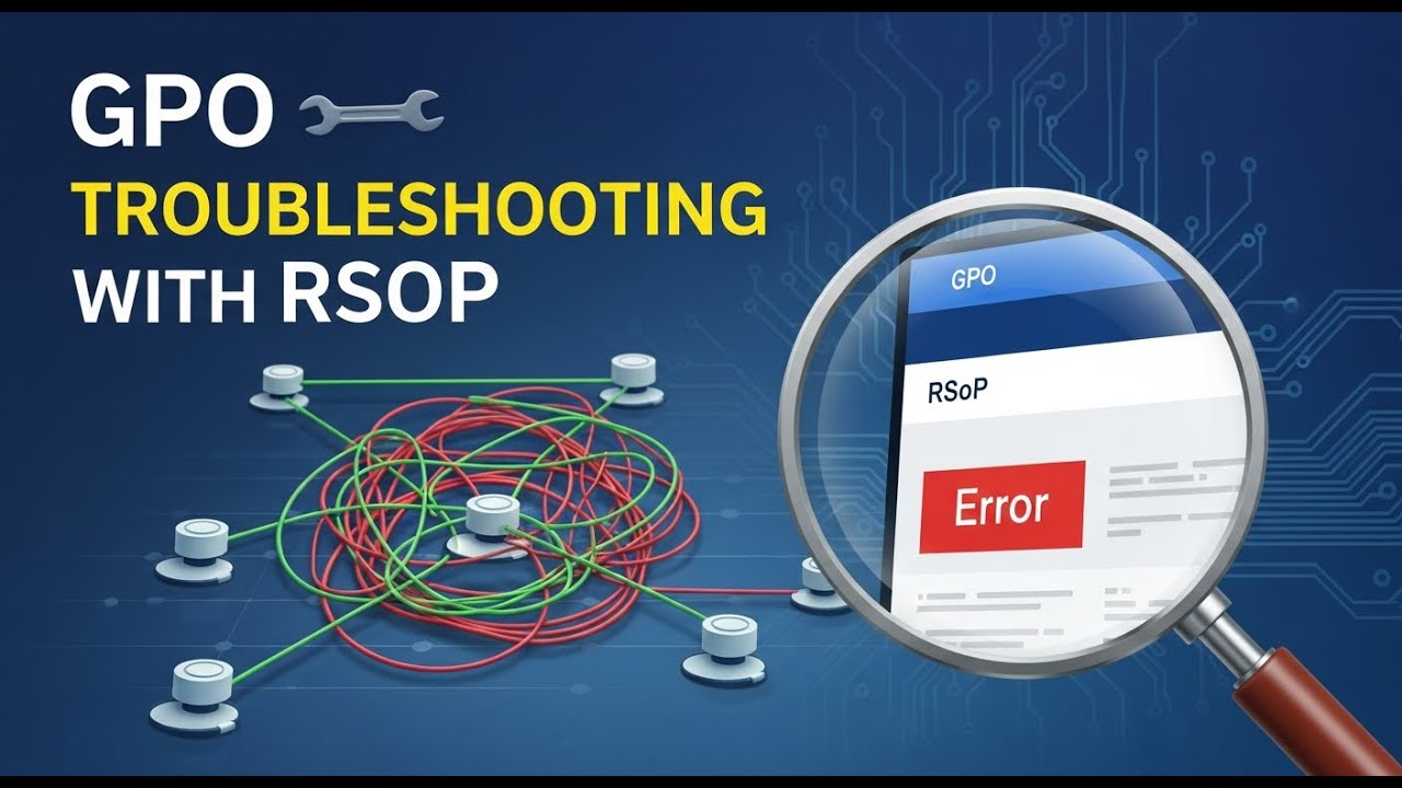 GPO Troubleshooting with RSoP