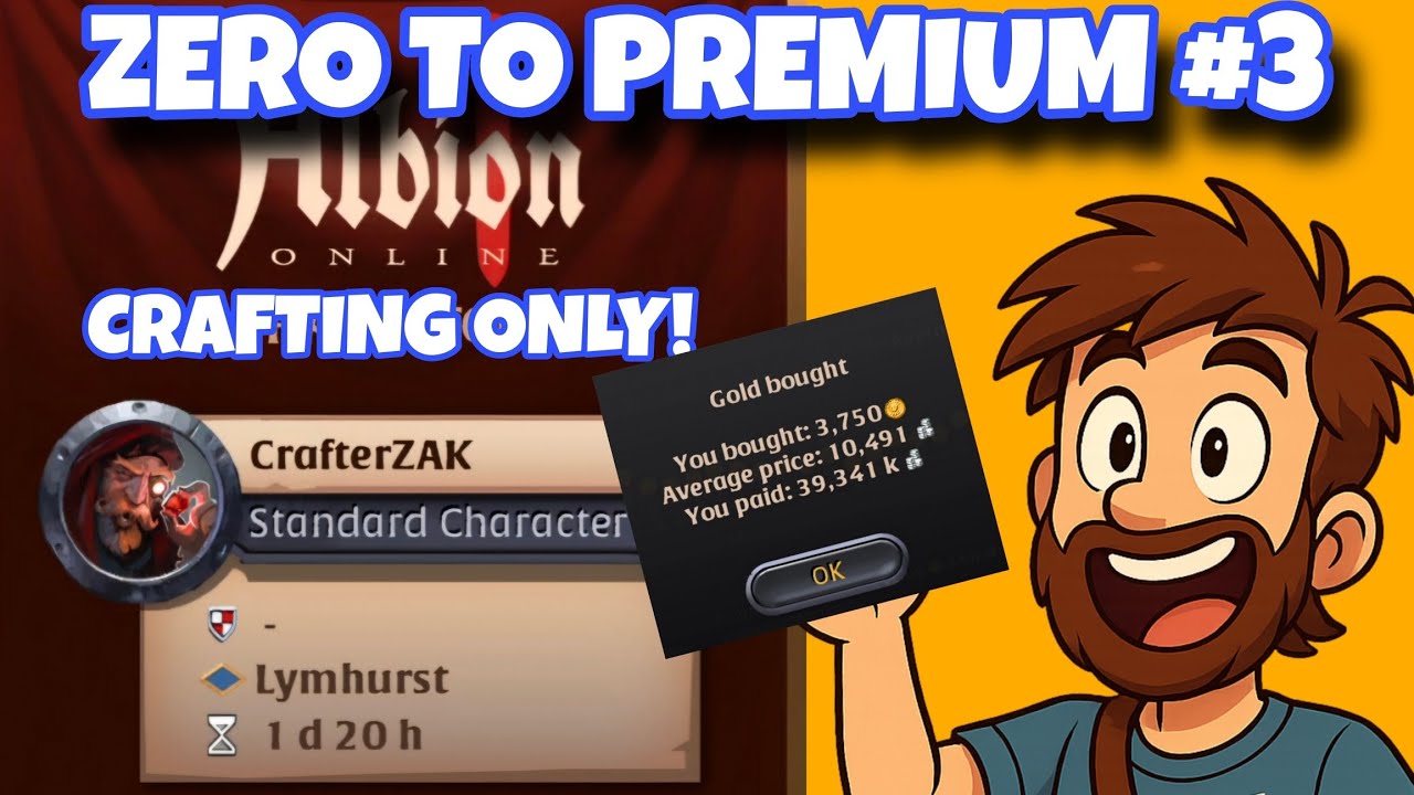 Cara Gue Dapetin 40 Juta Silver Cuma Main Santai! | Zero to Premium Crafter Ep.3 Albion Online