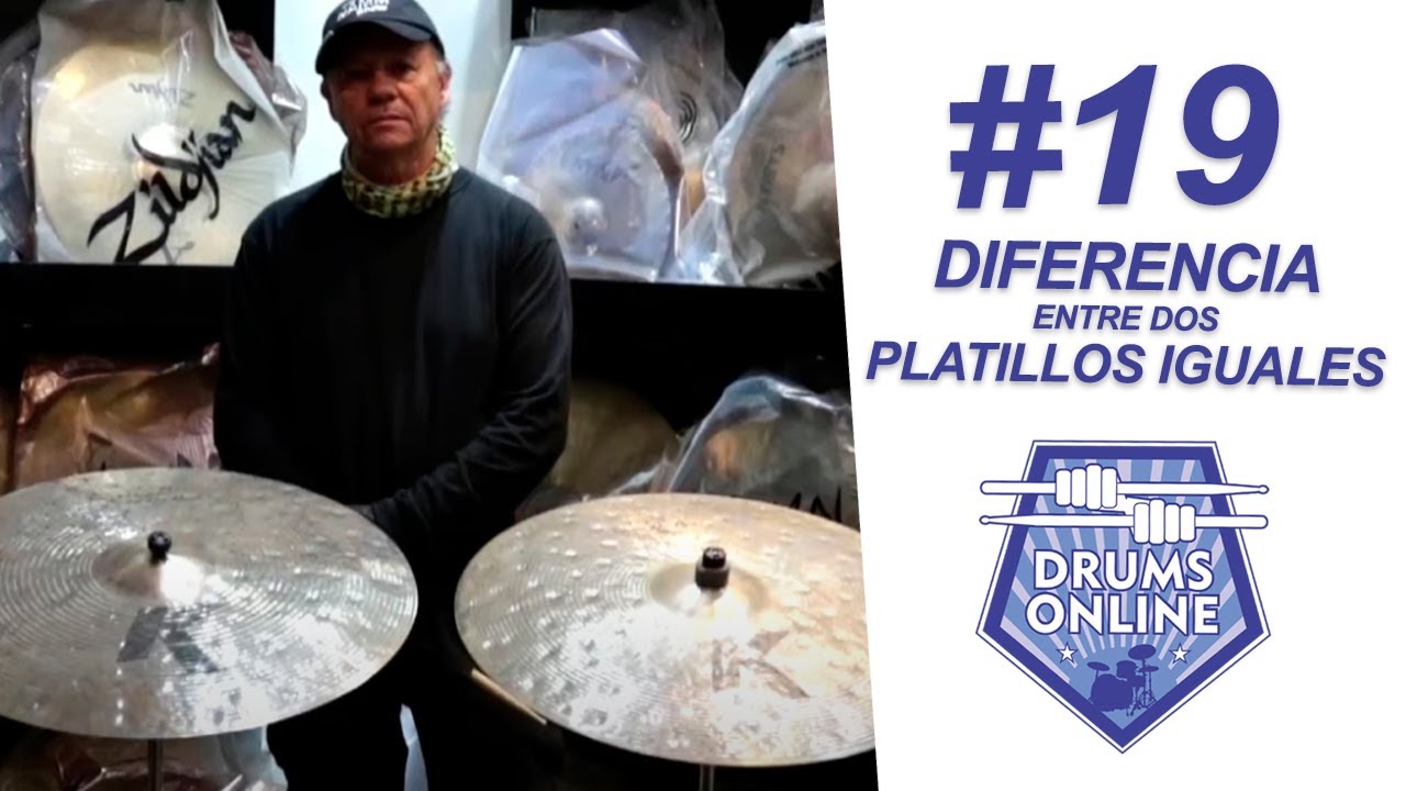 #DrumsonlineTips 19: DIFERENCIA de sonido ABISMAL entre dos PLATILLOS IGUALES