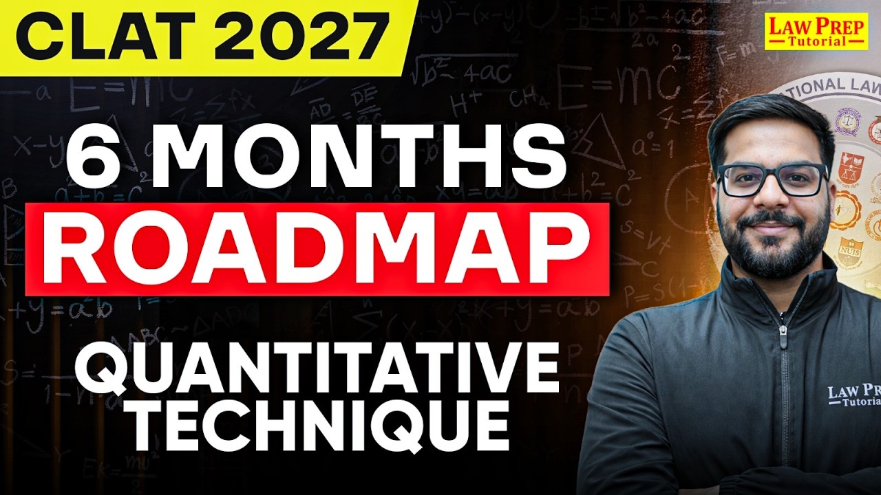 CLAT 2027: 6 Month Preparation Strategy | CLAT Roadmap 2027 for QT Section