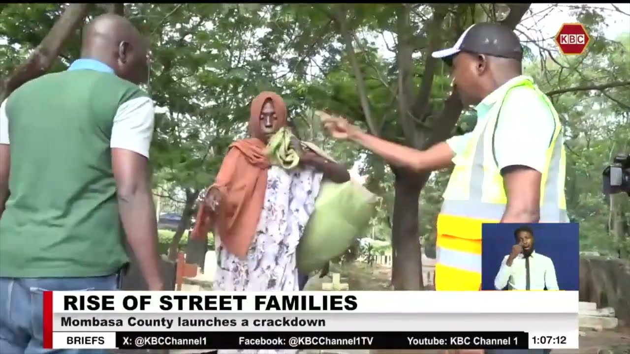 Mombasa County launches a crackdown on street families