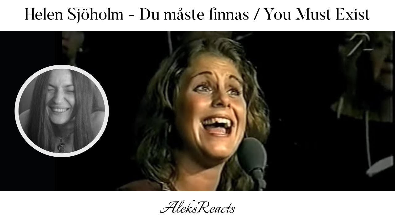 Helen Sjöholm - Du måste finnas / You Must Exist | Reaction | WILLING GOD INTO EXISTENCE