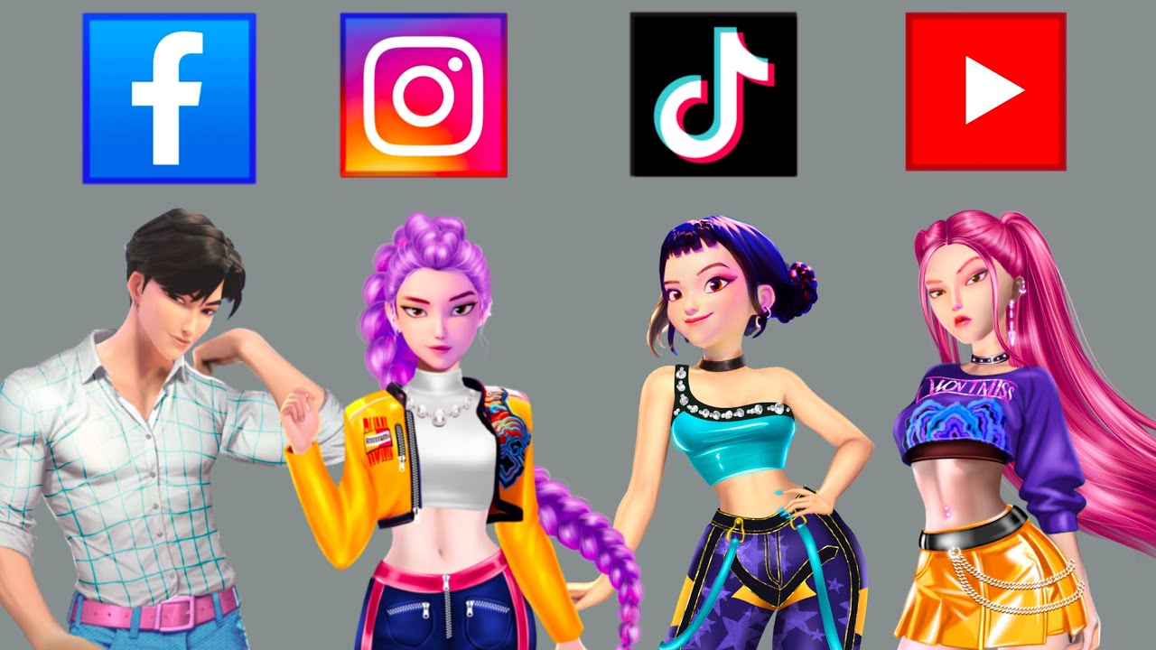 Kpop Demon hunters Huntrix Glow Up with Social Media-Inspired Fashion | Rumi, Mira & Zoey
