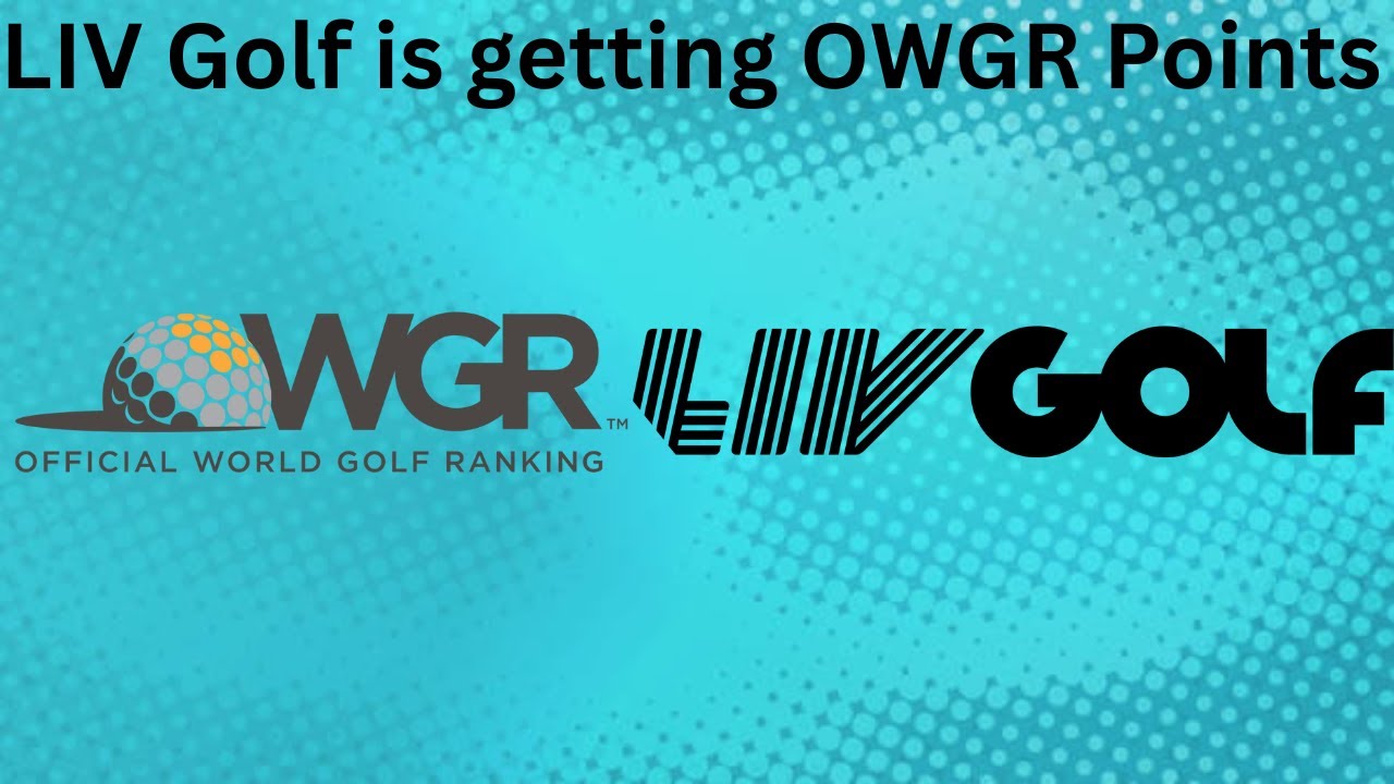 LIV Golf is getting OWGR Points.
