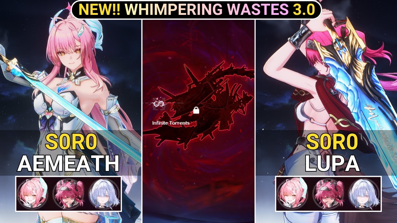 NEW CHARACTER! S0R0 Aemeath X Lupa X Mornye Showcase | NEW!! Whimpering Wastes WW 3.0