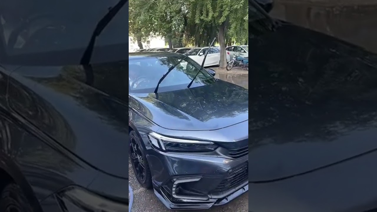 New Honda Civic Wiper feature #carvlogs #car #shorts
