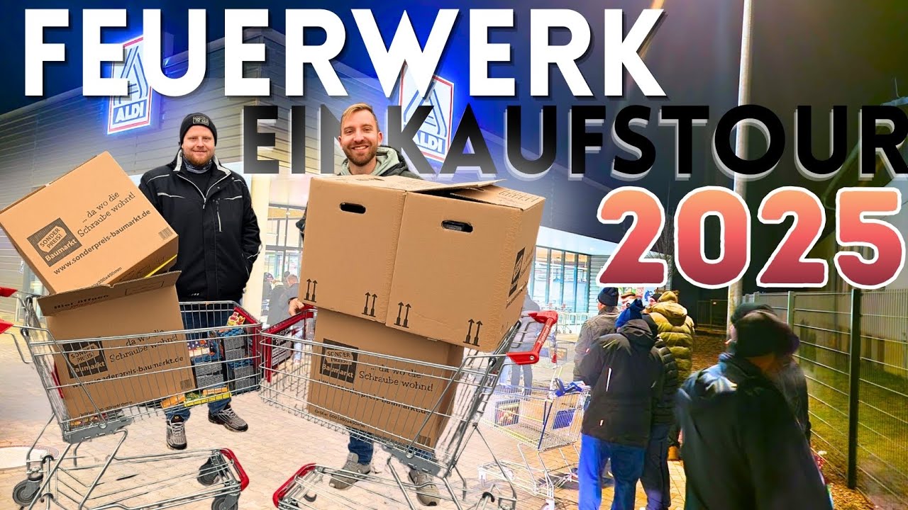 FEUERWERK EINKAUFSTOUR 2025! Alles wieder wie früher?!