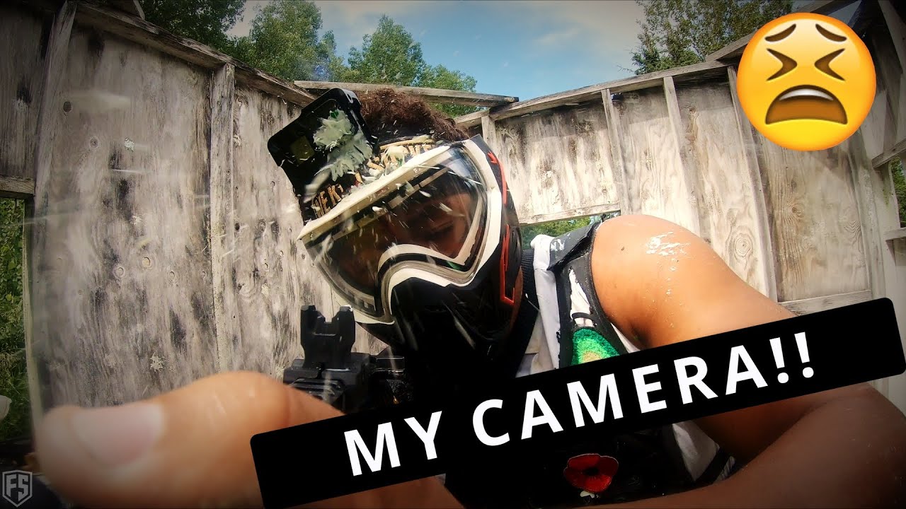 MY CAMERA GOT SHOT UP!!!!!! FIRST STRIKE T15 GAMEPLAY - MAGFED PAINTBALL