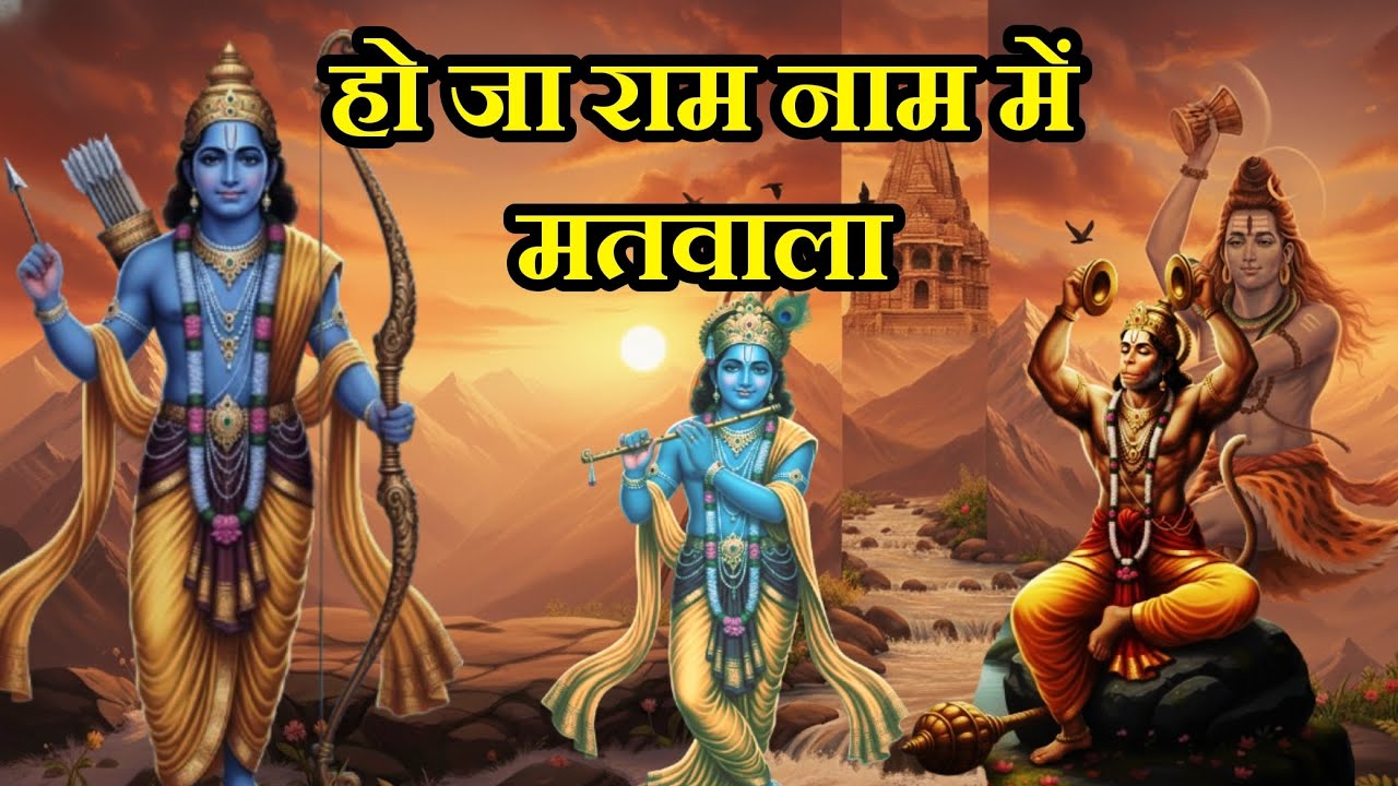 हो जा राम नाम में मतवाला। Ho ja Ram Naam Me Matwala.