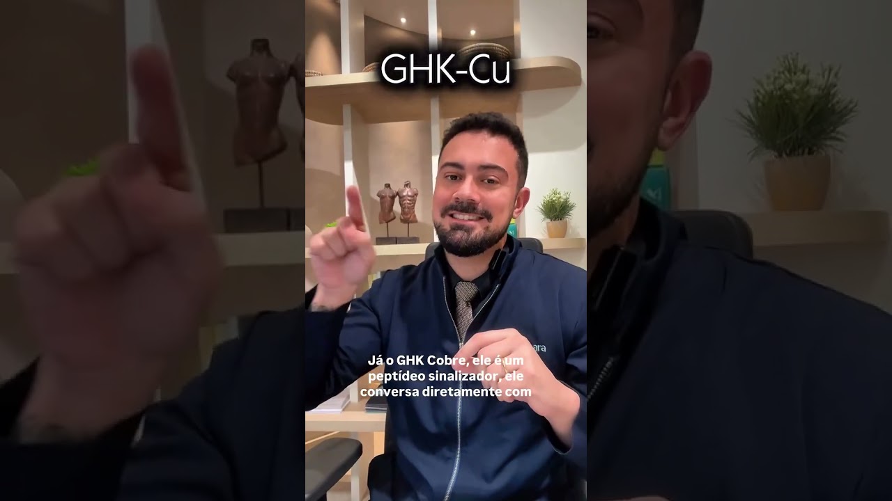 O GHK-C é um peptídeo ligado ao cobre que tem chamado atenção da ciência por sua relação com: