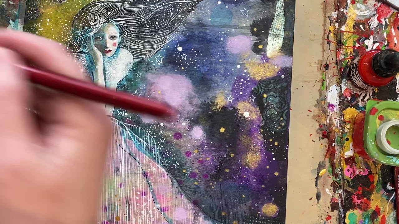 Reaching Out #2 finishing A Painting