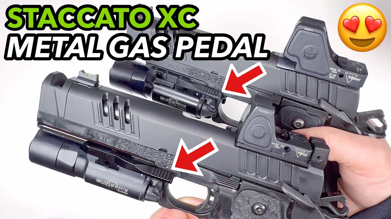 Staccato XC Metal Gas Pedal Thumb Rest for Recoil Control 【Gun86】