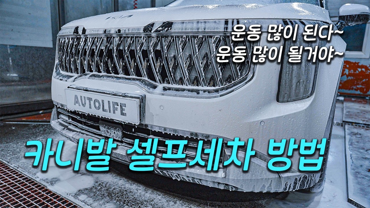 카니발 셀프세차 순서와 방법! 천천히 따라하면 누구나 할 수 있어요
