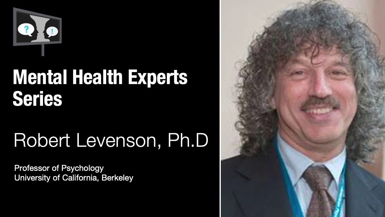 #talkmentalillness interview with Dr. Robert Levenson on severe mental illness