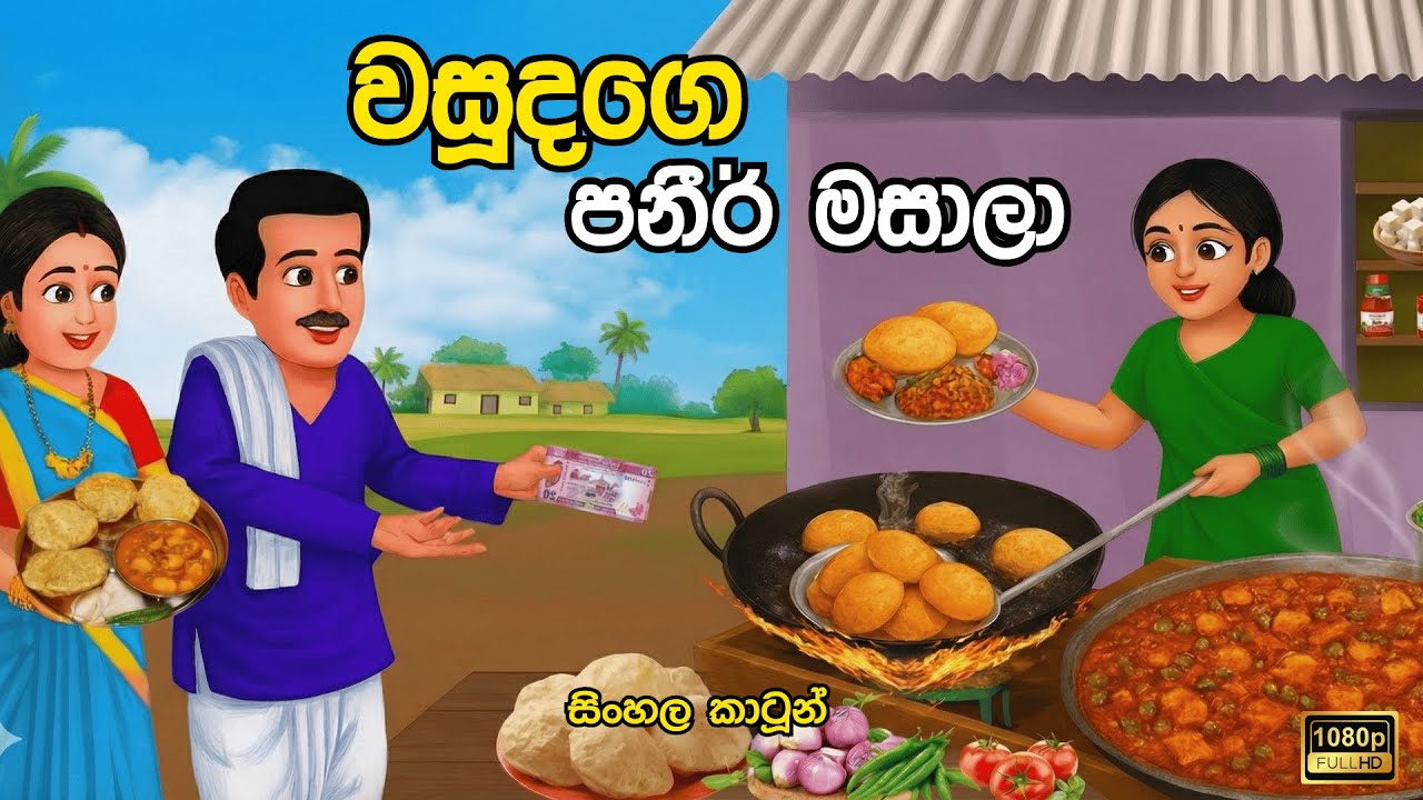 වසූදගෙ පනීර් මසාලා  | Sinhala Cartoon - Lama Katha #sinhalacartoon #lamakathandara