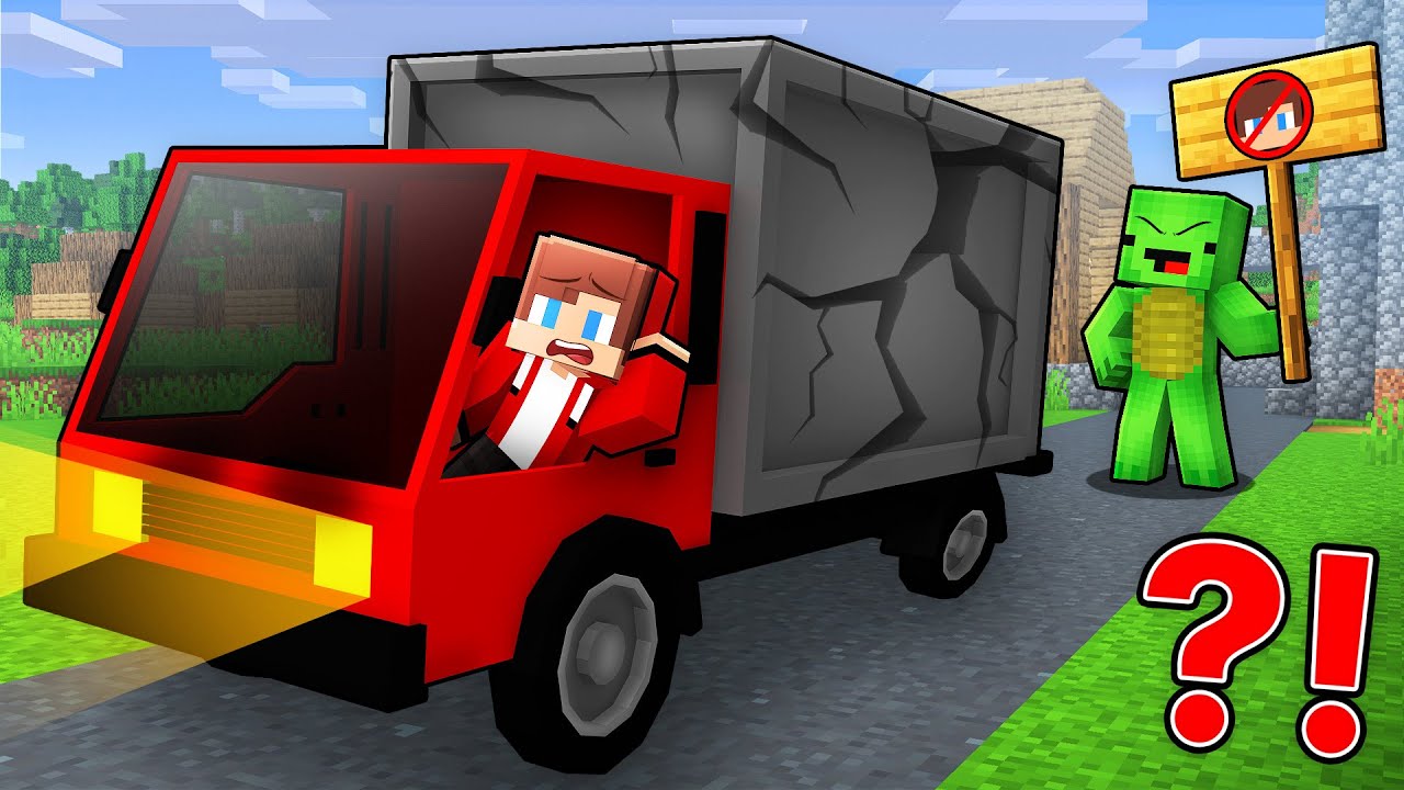 Why Did Mikey Kick JJ's Truck Out Of The Village in Minecraft? (Maizen)